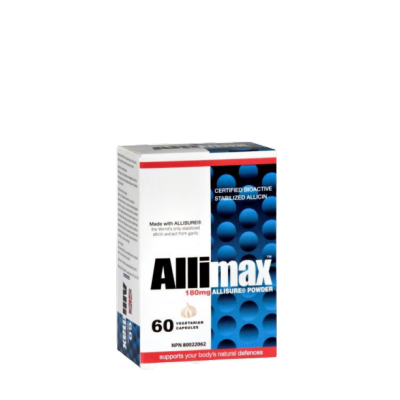 Allimax-180mg - allicine stabilisé 100%, 60 caps